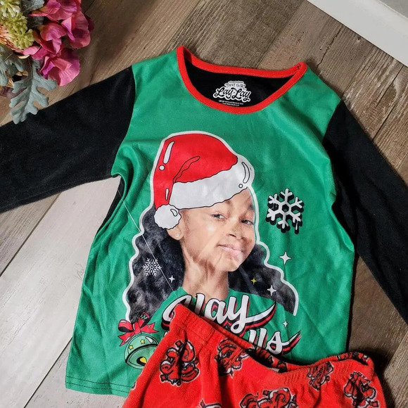 NWT NICKELODEON THAT GIRL LAY LAY PAJAMA SET SIZE MEDIUM (7/8) - Picture 7 of 12